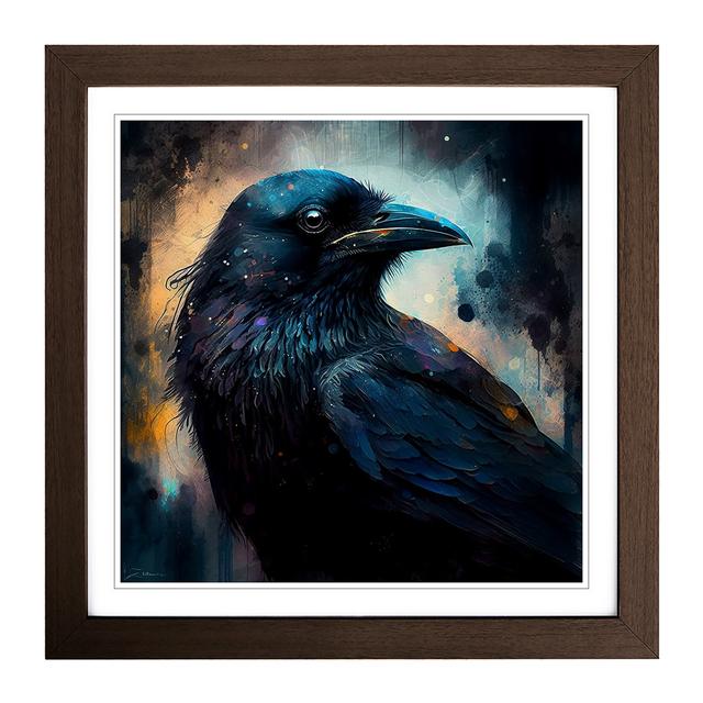 Crow Digital Art - Print Marlow Home Co. Format: Walnut on Productcaster.