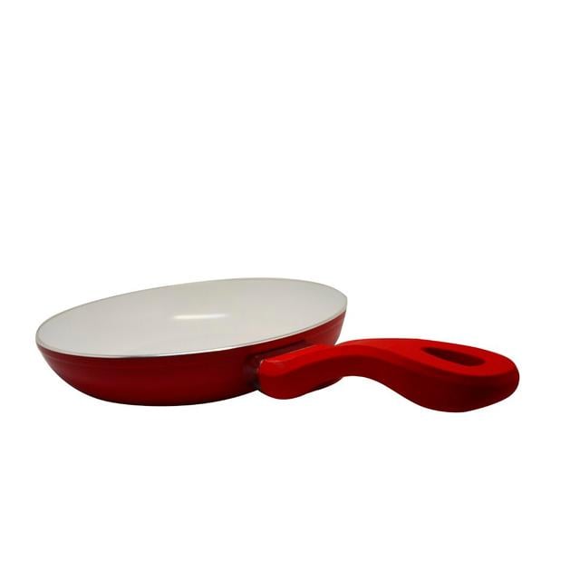 Symple Stuff 2 Induction Compatible Non-Stick Frying pan Set Symple Stuff Colour: Red on Productcaster.