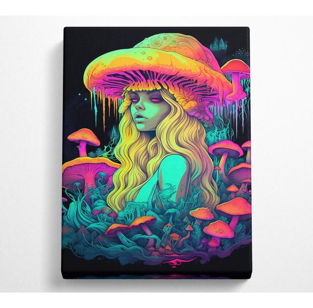 Mushroom Acid - Print Bright Star Size: 106.6cm H x 66cm W x 10cm D on Productcaster.