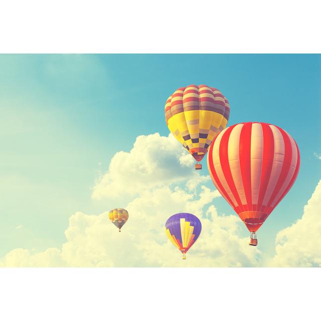 Hot Air Balloon by Captainweeraphan - Wrapped Canvas Art Prints 17 Stories Size: 81cm H x 122cm W x 3.8cm D on Productcaster.