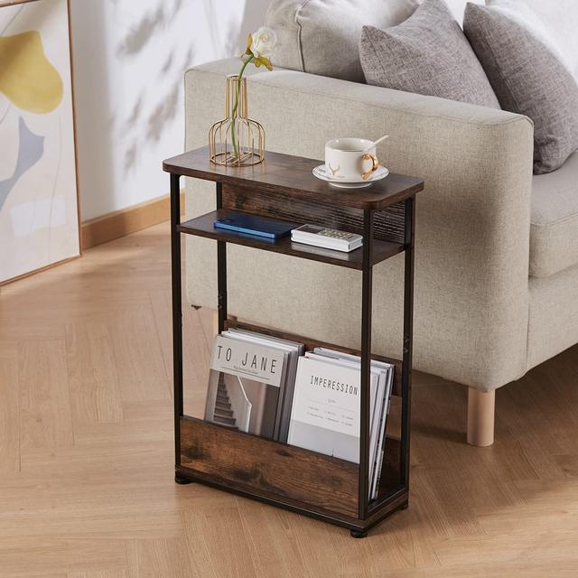 Schoch Side Table with Storage Williston Forge on Productcaster.