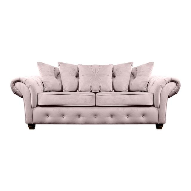 Sofa Lila Mercer41 Polsterfarbe: Zartrosa on Productcaster.