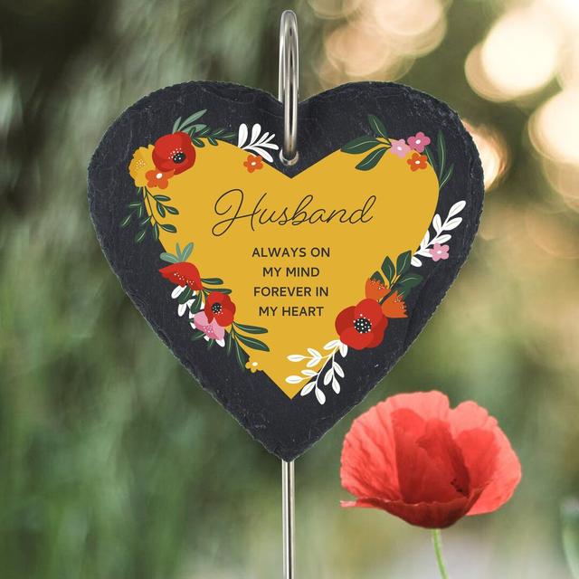 Embree Poppy Husband Always on My Mind Memorial Plaque Happy Larry on Productcaster.