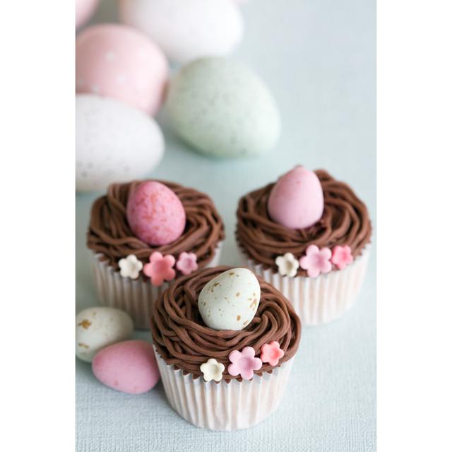 Easter Cupcakes by Ruthblack - Wrapped Canvas Photograph The Seasonal Aisle Size: 30cm H x 20cm W on Productcaster.