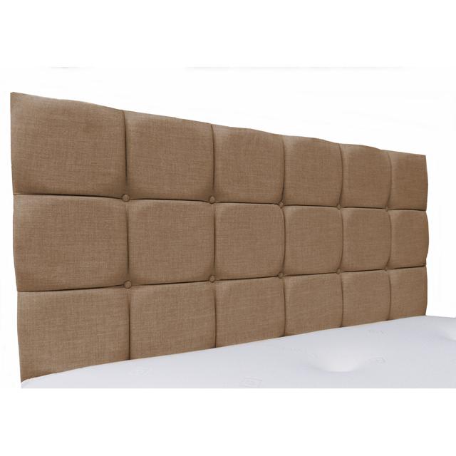 Lennart Upholstered Headboard Interiors 2 Suit U Upholstery: Naples Velvet, Colour: Mink, Size: Super King (6') on Productcaster.