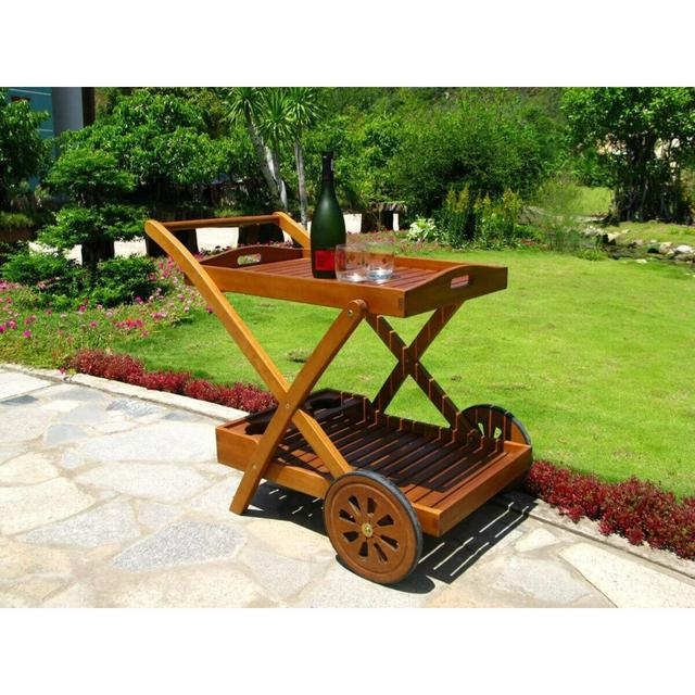 Weathers Wood Bar Cart ClassicLiving on Productcaster.