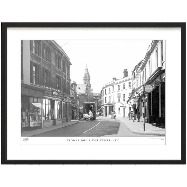 'Trowbridge, Silver Street C1950' - Picture Frame Photograph Print on Paper The Francis Frith Collection Size: 40cm H x 50cm W x 2.3cm D on Productcaster.