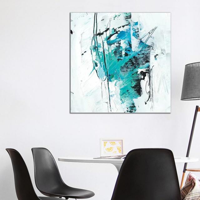 Kinetic Form III by Ethan Harper - Wrapped Canvas Gallery-Wrapped Canvas Giclée Metro Lane Size: 93.98cm H x 93.98cm W x 3.81cm D on Productcaster.