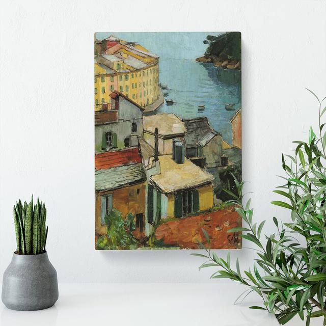 Portofino in Italy by Carl Moll - Wrapped Canvas Painting East Urban Home Size: 76cm H x 50cm W x 3cm D on Productcaster.