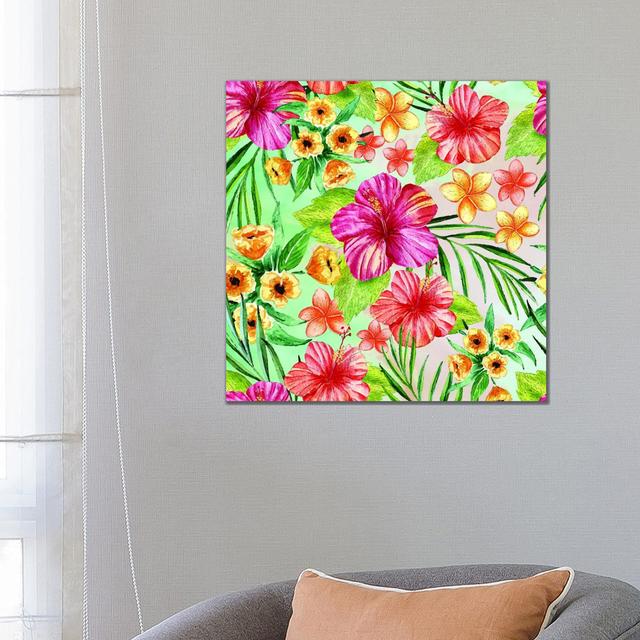 The Tropical Life I von Seven Trees Design - Galerie-umwickelte Leinwand Giclée auf Leinwand Sansibar Home Format: Leinen, Größe: 66,04 cm H x 66,04 c on Productcaster.