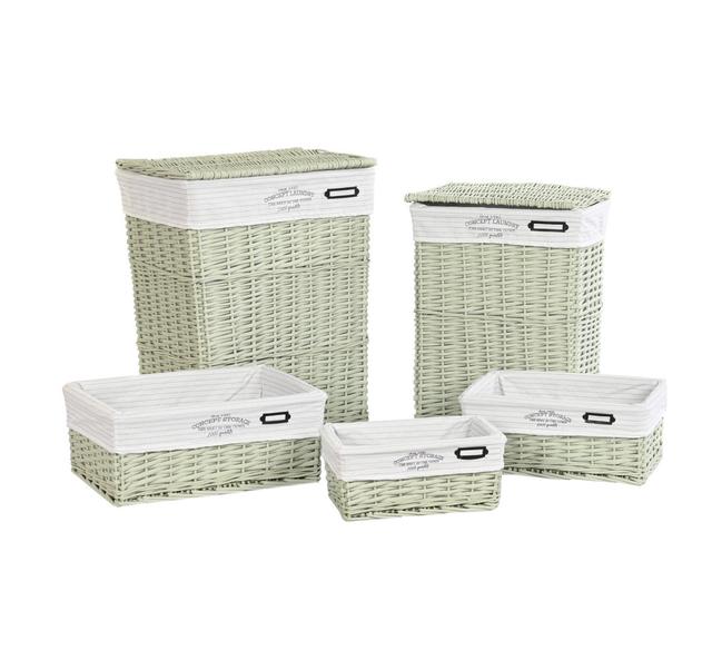 Antin Wicker Laundry Set Bay Isle Home on Productcaster.