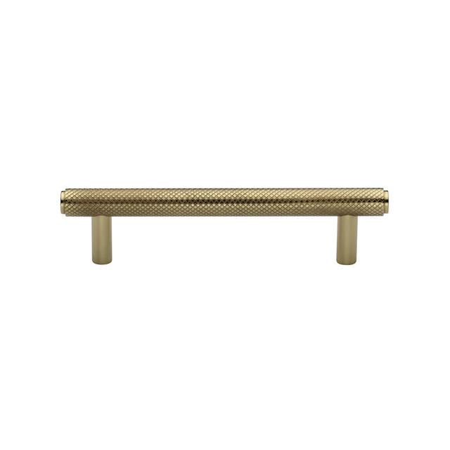 Signac Heritage Cabinet Pull Complete Knurl Design Heritage Brass Size: 9.6cm H x 11cm W x 12.8cm D, Finish: Polished Brass on Productcaster.