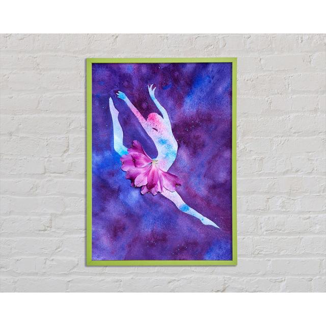 Purple Ballerina 3 - Single Picture Frame Print Mercer41 Size: 42cm H x 29.7cm W x 2cm D on Productcaster.