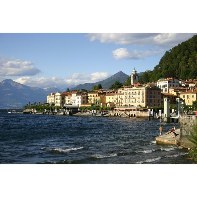 Buildings On The Shore Of Lake by LuisPortugal - No Frame Art Prints on Canvas Beachcrest Home Size: 51cm H x 76cm W on Productcaster.