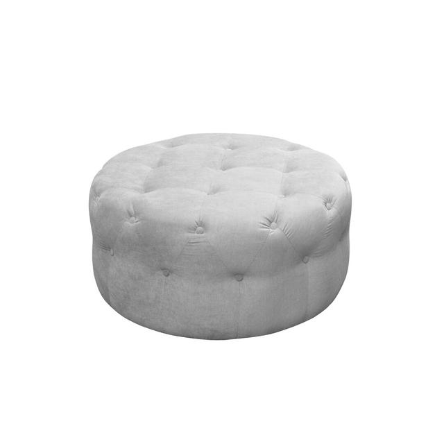 Wendell Footstool Rosalind Wheeler Upholstery Colour: Light grey on Productcaster.