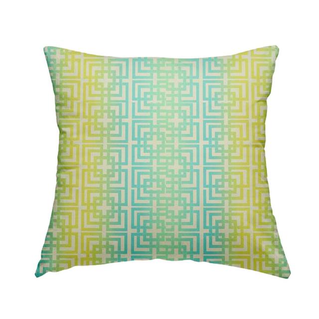 Melendez Geometric Rectangular Throw Cushion Fairmont Park on Productcaster.