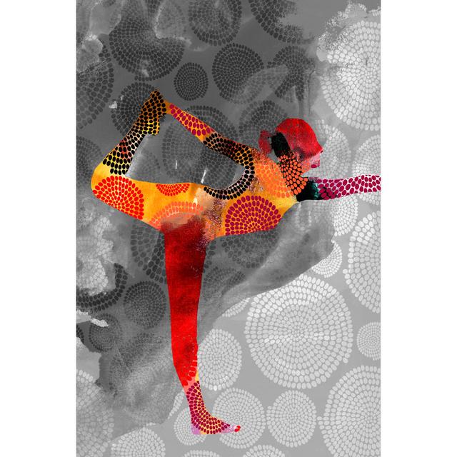 Yoga Pose II - Wrapped Canvas Graphic Art Rosalind Wheeler Size: 91cm H x 61cm W x 3.8cm D on Productcaster.