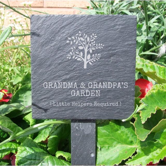 Kress Grandma & Grandpa's Garden Little Helpers Required Garden Sign Maturi on Productcaster.