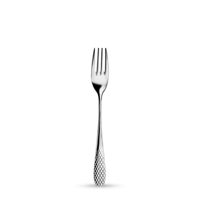 Diamond Stainless Steel Dinner Fork (Set of 6) Wilmax Colour: Silver on Productcaster.