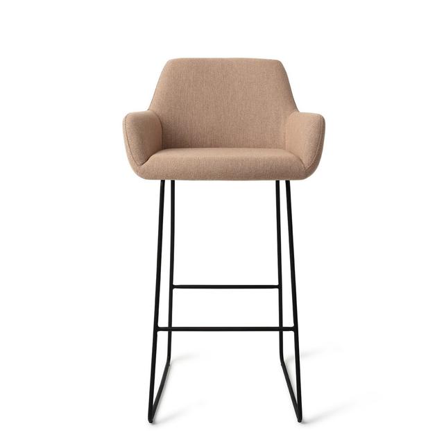 Odle Upholstered 34cm Counter Extra Tall Stool with Metal Frame (Set of 2) Corrigan Studio Colour: Beige on Productcaster.