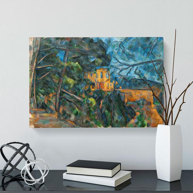 Chateau Noir by Paul Cezanne - Wrapped Canvas Painting East Urban Home Size: 40cm H x 60cm W x 3cm D on Productcaster.