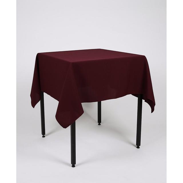 Blondine Tablecloth 17 Stories Size: 137cm W x 137cm L, Colour: Dark Burgundy on Productcaster.