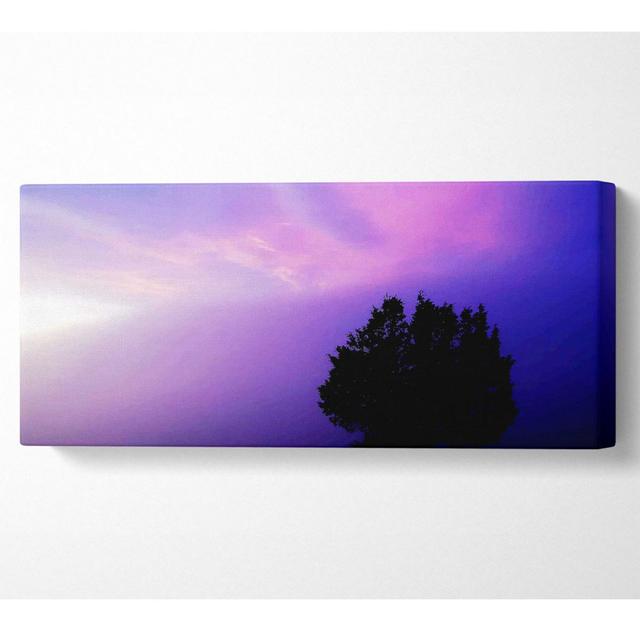 Lilac Tree Light - Wrapped Canvas Art Prints Union Rustic Size: 71cm H x 162.5cm W x 10cm D on Productcaster.