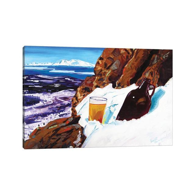 Homebrew On Flat Top by Scott Clendaniel - Wrapped Canvas Print ClassicLiving Size: 30.48cm H x 45.72cm W x 1.91cm D on Productcaster.