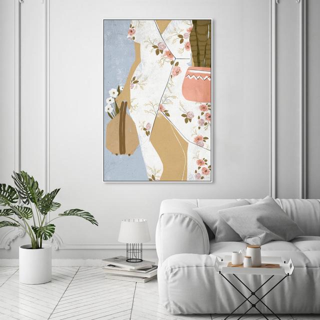 Floral and Botanical Modern Flower Market Shopping by Oliver Gal - Graphic Art on Canvas Oliver Gal Format: Wrapped Canvas, Size: 137.16cm H x 91.44cm on Productcaster.