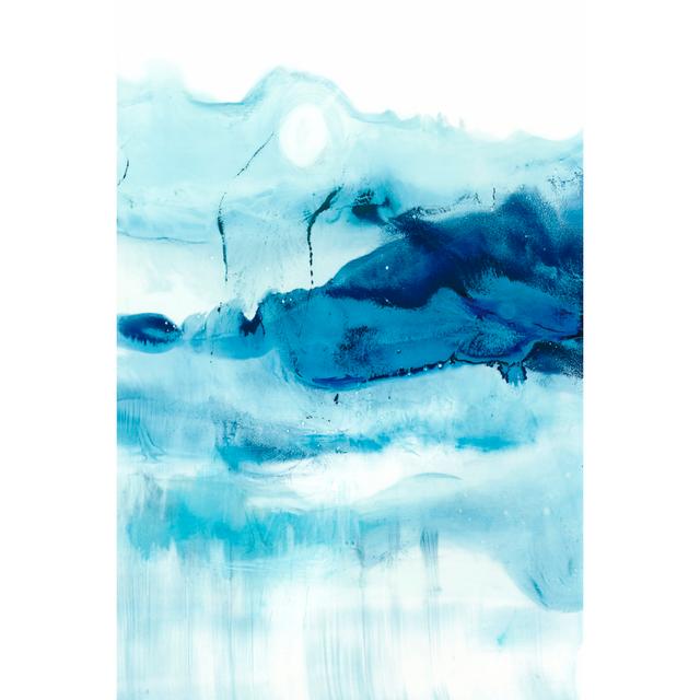 Blue Currents I by Ethan Harper - Wrapped Canvas Graphic Art Ivy Bronx Size: 76cm H x 51cm W on Productcaster.