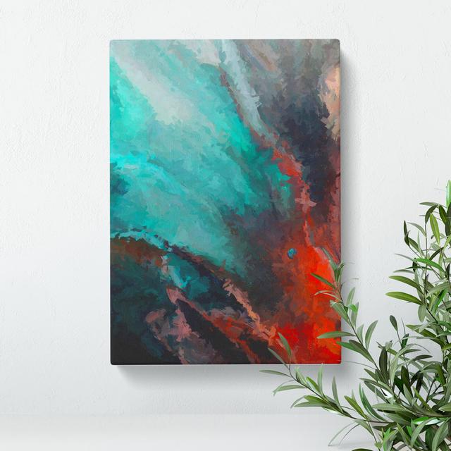 Lifted Higher Abstract - Wrapped Canvas Print Metro Lane Size: 60cm H x 40cm W x 3cm D on Productcaster.