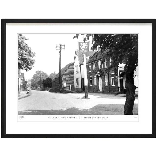 'Walkern, the White Lion, High Street C1960' by Francis Frith - Picture Frame Photograph Print on Paper The Francis Frith Collection Size: 60cm H x 80 on Productcaster.