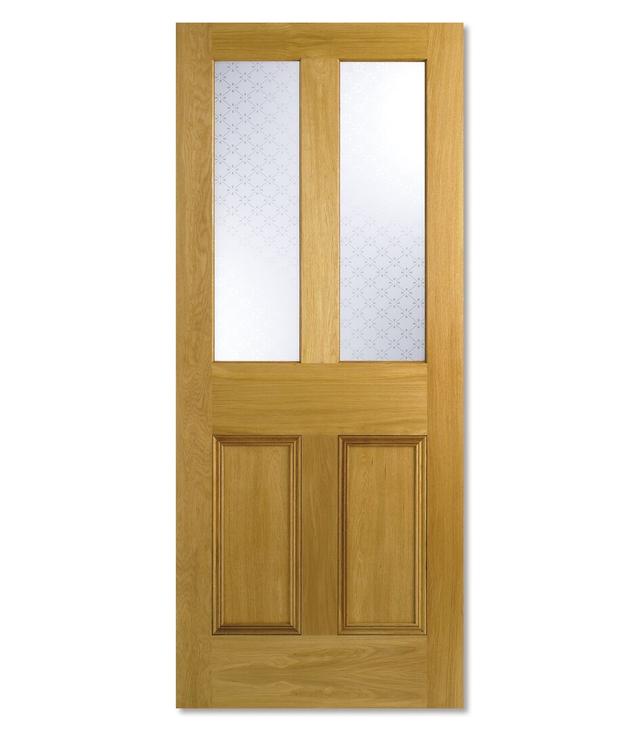 Malton Unglazed Oak Internal Door LPD Doors Door Size: 198.1 cm H x 83.8 cm W x 3.5 cm D on Productcaster.