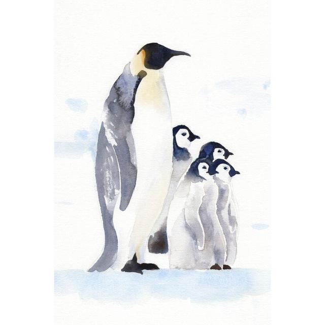 Emperor Penguins I by Jacob Green - Wrapped Canvas Painting Rosalind Wheeler Size: 91cm H x 61cm W on Productcaster.