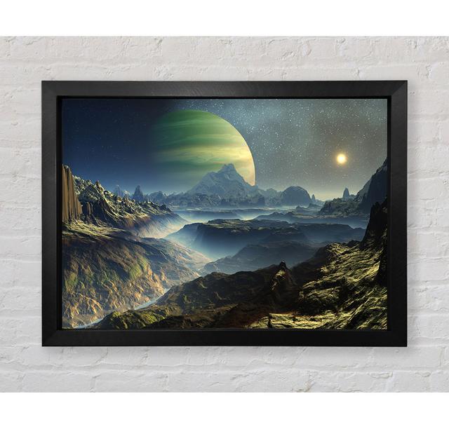 The Planet Rises - Print Union Rustic Size: 42cm H x 59.7cm W x 3.4cm D on Productcaster.