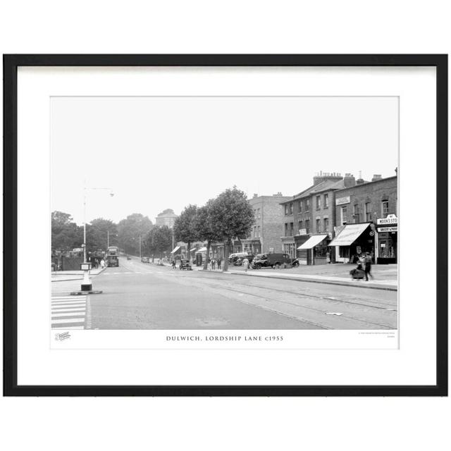 'Dulwich, Lordship Lane C1955' by Francis Frith - Picture Frame Photograph Print on Paper The Francis Frith Collection Size: 28cm H x 36cm W x 2.3cm D on Productcaster.