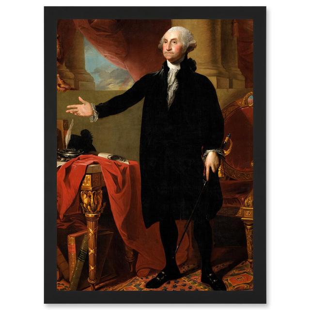 Stuart President George Washington by Gilbert Stuart - Single Picture Frame Art Prints Rosalind Wheeler on Productcaster.