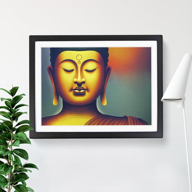 Golden Buddha Vol.4 - Single Picture Frame Print Latitude Vive Size: 25cm H x 34cm W x 2cm D, Format: Black Framed on Productcaster.