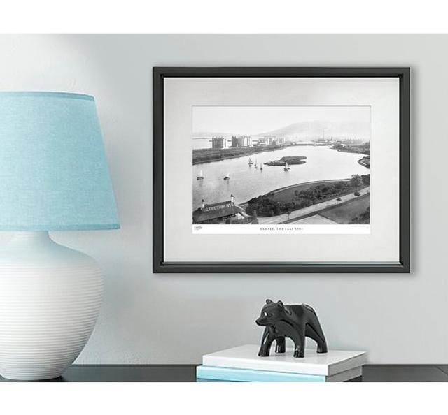 Ramsey, The Lake 1903 - Single Picture Frame Print The Francis Frith Collection Size: 40cm H x 50cm W x 2.3cm D on Productcaster.