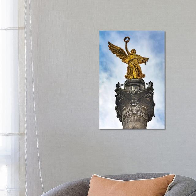 The Angel of independence, Mexico City, Mexico. Built in 1910 Celebrating It's Independence of 1821. by William Perry - Wrapped Canvas Art Prints Lati on Productcaster.