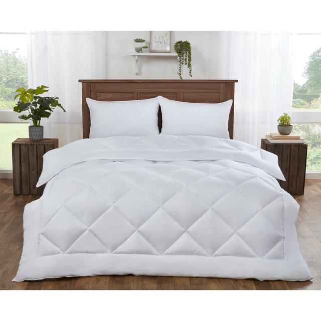 100% Recycled Polyester 10.5 Tog Duvet Cascade Home Size: Kingsize (230 x 220cm) on Productcaster.