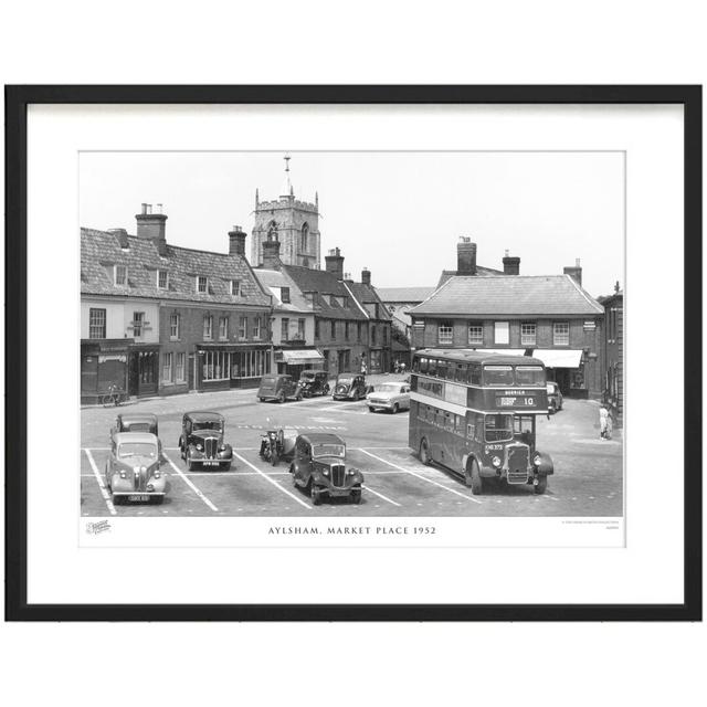 'Aylsham, Market Place 1952' by Francis Frith - Picture Frame Photograph Print on Paper The Francis Frith Collection Size: 45cm H x 60cm W x 2.3cm D on Productcaster.