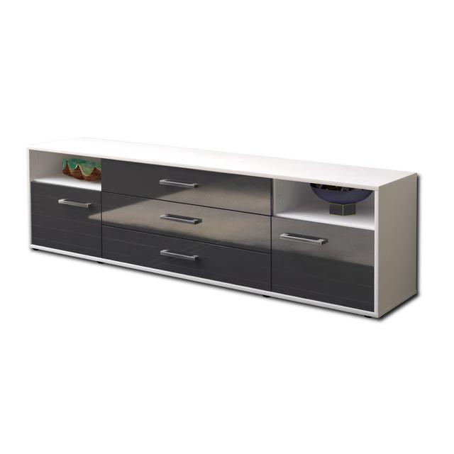 Bedia TV Stand for TVs up to 60 Brayden Studio Colour: Grey and white on Productcaster.