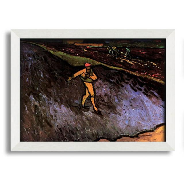 The Sower with the Outskirts of Arles in the Background by Vincent Van Gogh - Single Picture Frame Art Prints Ophelia & Co. Size: 42cm H x 59.7cm W on Productcaster.