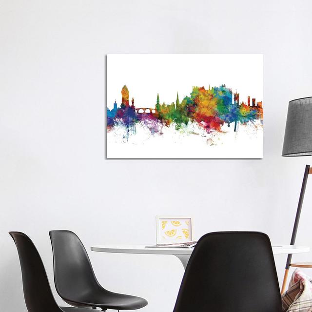 Stirling, Scotland Skyline by Michael Tompsett - Wrapped Canvas Gallery-Wrapped Canvas Giclée Latitude Run Size: 66.04cm H x 101.6cm W x 3.81cm D on Productcaster.