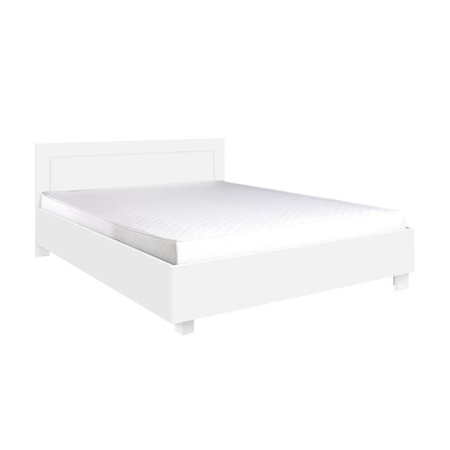 Evelene Platform Bed Ebern Designs Size: European Kingsize (160 x 200 cm), Colour: White on Productcaster.