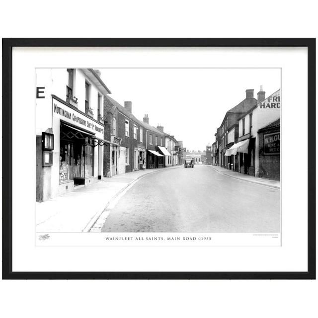 Wainfleet All Saints, Main Road C1955 by Francis Frith - Single Picture Frame Print The Francis Frith Collection Size: 45cm H x 60cm W x 2.3cm D on Productcaster.