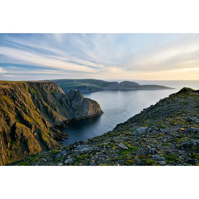 Cliffs Of North Cape - Wrapped Canvas Art Prints Alpen Home Size: 30cm H x 46cm W x 3.8cm D on Productcaster.