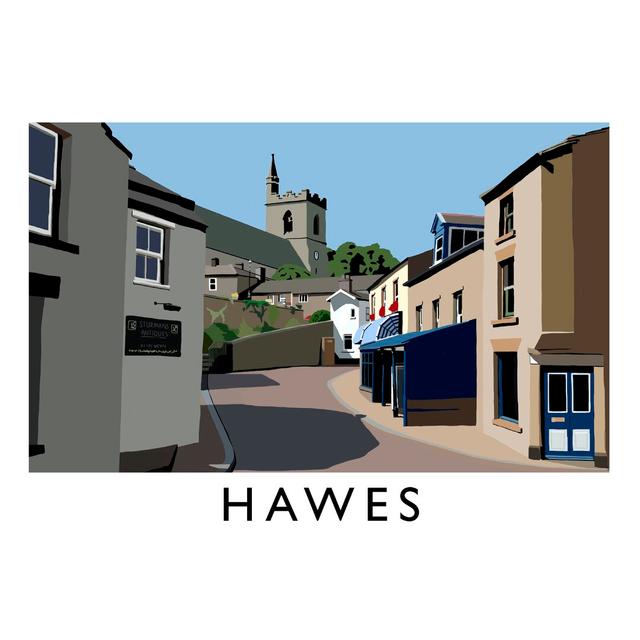 'Hawes' Graphic Art East Urban Home Format: No Frame, Size: 40 cm H x 50 cm W x 1 cm D on Productcaster.