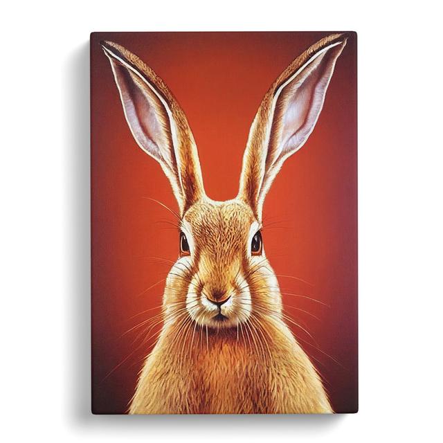 Hare Contemporary - Wrapped Canvas Graphic Art Brambly Cottage Size: 76cm H x 50cm W x 3cm D on Productcaster.